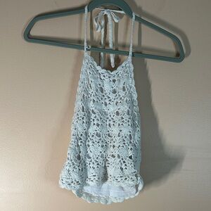 Full Tilt Ivory Crochet Camisole